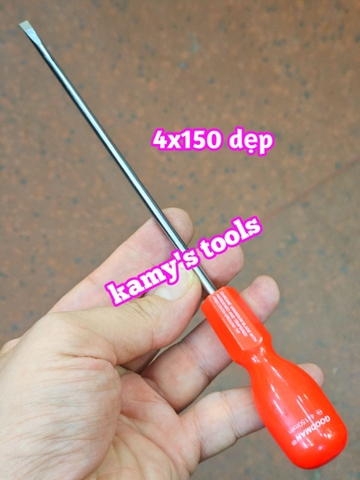 Tua Vít Goodman Bake Dẹp 4mm Taiwan (Tu Vít 4mm, Tua Vít 4mm, Tô Vít 4mm) lẻ từng cái