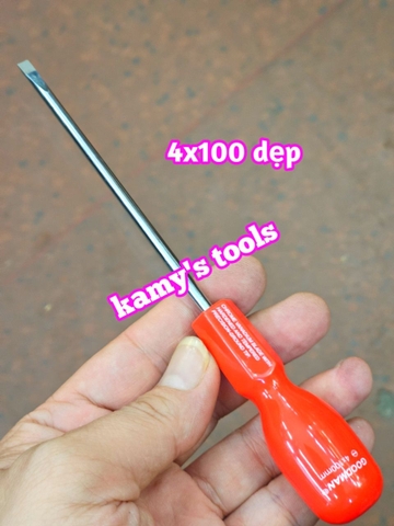 Tua Vít Goodman Bake Dẹp 4mm Taiwan (Tu Vít 4mm, Tua Vít 4mm, Tô Vít 4mm) lẻ từng cái