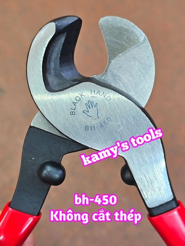 Kìm Cắt Cáp Black Hand 10 inch Bh-450 60mm2 (Kéo Cắt Cáp, Kiềm Cắt Cáp, Kềm Cắt Cáp)