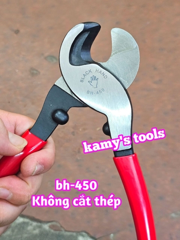Kìm Cắt Cáp Black Hand 10 inch Bh-450 60mm2 (Kéo Cắt Cáp, Kiềm Cắt Cáp, Kềm Cắt Cáp)