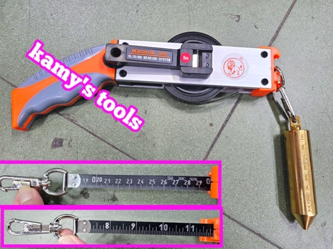 Thước đo dầu 5 mét 10 mét 15 mét 20 mét 30 mét thép đen