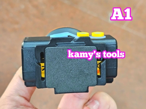 A1 Đèn pin đội đầu LED siêu sáng kamytools