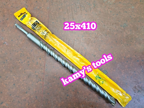 Mũi khoan bê tông đuôi gài 4 rãnh 14mm 16mm 18mm 20mm 22mm 25mm dài 410mm