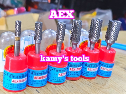 Mũi Mài Mũi Doa Hợp Kim Thép Aex 6mm 8mm 10mm 12mm 14mm 16mm