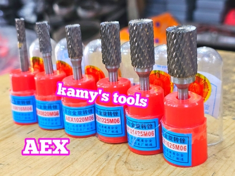 Mũi Mài Mũi Doa Hợp Kim Thép Aex 6mm 8mm 10mm 12mm 14mm 16mm