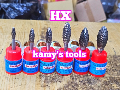 Mũi Mài Mũi Doa Hợp Kim Thép Hx 6mm 8mm 10mm 14mm 16mm