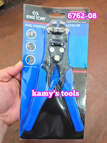 Kìm tuốt dây điện tự dộng đa năng kingtony model 6762-08, kềm tuốt dây