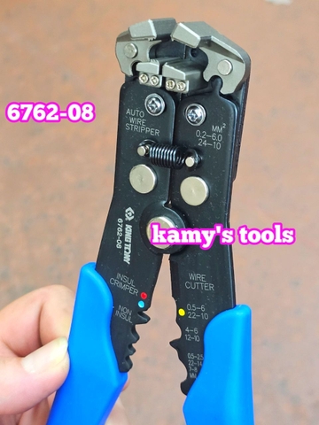 Kìm tuốt dây điện tự dộng đa năng kingtony model 6762-08, kềm tuốt dây