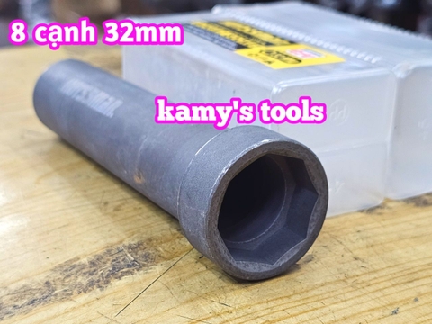 Tuýp Khẩu Mở Bắn Cổ Chén Phốt 8 Giác 32mm Dài 157mm Hotssman