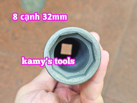 Tuýp Khẩu Mở Bắn Cổ Chén Phốt 8 Giác 32mm Dài 157mm Hotssman