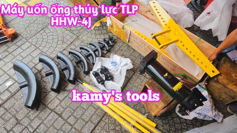 Máy uốn ống thủy lực 20 tấn HHW-4J uốn từ 21mm-114mm