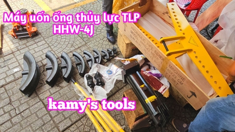 Máy uốn ống thủy lực 20 tấn HHW-4J uốn từ 21mm-114mm