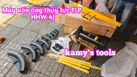 Máy uốn ống thủy lực 20 tấn HHW-4J uốn từ 21mm-114mm