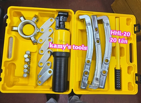 Cảo thủy lực 20 tấn TLP model HHL-20 mở 100-350mm, vam thủy lực 20 tấn