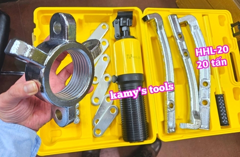 Cảo thủy lực 20 tấn TLP model HHL-20 mở 100-350mm, vam thủy lực 20 tấn