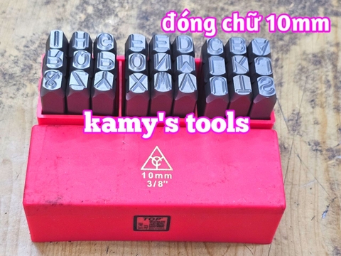 bộ đóng chữ xuôi TOP YC-601 10mm YC-601-10.0