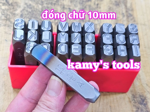 bộ đóng chữ xuôi TOP YC-601 10mm YC-601-10.0
