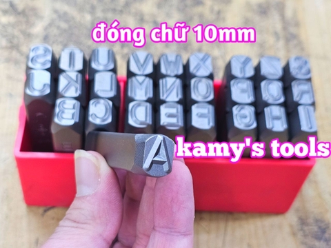 bộ đóng chữ xuôi TOP YC-601 10mm YC-601-10.0