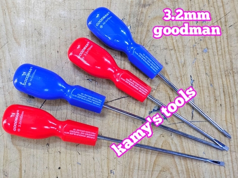 Tua Vít Goodman Bake Dẹp 3.2mm Taiwan (Tu Vít 3.2mm, Tua Vít 3.2mm, Tô Vít 3.2mm) lẻ từng cây