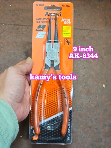 Kìm Mở Phe Asaki 9 inch 225mm Cong Thẳng Bóp Vào Bung Ra AK-8330 AK-8344 AK-8337 AK-8351