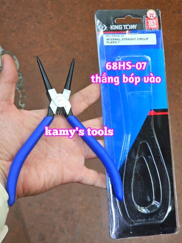 Kìm phe Kingtony 7 inch thẳng ra 68SS-07 và thẳng vô 68HS-07