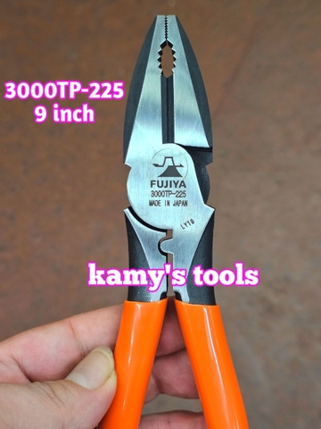 KÌM ĐIỆN FUJIYA 225MM 3000TP-225 SẢN XUẤT TẠI NHẬT (KỀM ĐIỆN, KIỀM ĐIỆN)