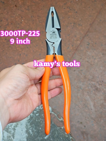 KÌM ĐIỆN FUJIYA 225MM 3000TP-225 SẢN XUẤT TẠI NHẬT (KỀM ĐIỆN, KIỀM ĐIỆN)