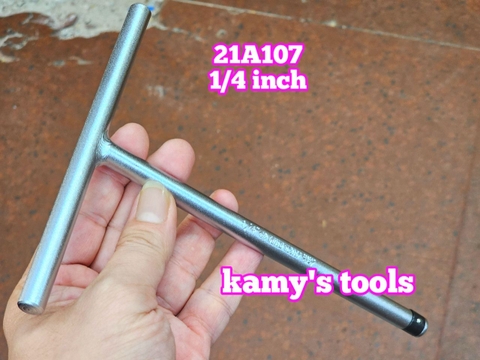 Cần tuýp chữ T Kingtony lỗ 1/4 inch model 21A107 dài 175mm