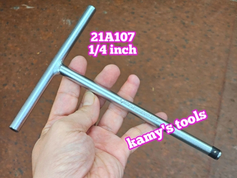 Cần tuýp chữ T Kingtony lỗ 1/4 inch model 21A107 dài 175mm