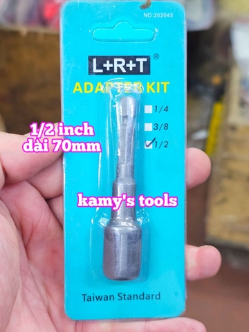 Đầu Chuyển Tuýp Từ Bắn Vít Sang Bu Lông Đầu Tuýp L+R+T 1/4 3/8 1/2 inch