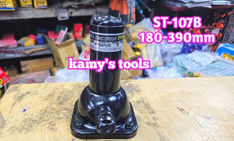 ST-107B Bộ kích quay tay 3 khúc con đội nâng gầm xe ô tô Toyota Innova, Fortuner, SUV, bán tải Stand Upright 180-390mm