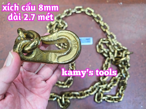 Dây Xích Cẩu Hàng 8mm Dài 2.7 Mét