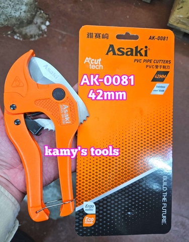 Kéo Cắt Ống Nước Nhựa 42mm Asaki Ak-0081, Kìm Cắt Ống Nước Nhựa