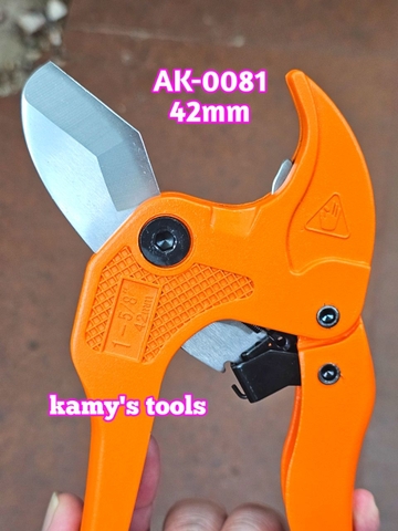 Kéo Cắt Ống Nước Nhựa 42mm Asaki Ak-0081, Kìm Cắt Ống Nước Nhựa