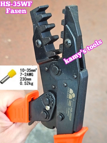 KÌM BẤM COS FASEN HS-35WF PIN TRÒN RỖNG 10-35MM2 (KIỀM BẤM COS, KỀM BẤM COS)