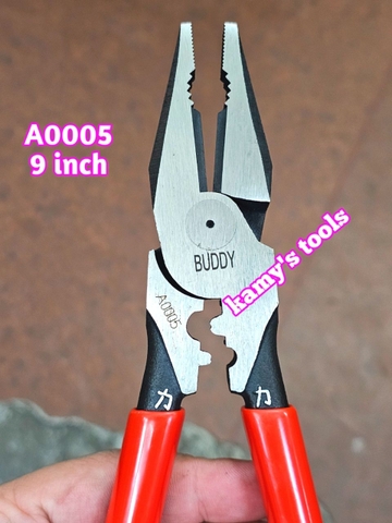 Kìm điện có bấm cos 9 inch 225mm Buddy A0005