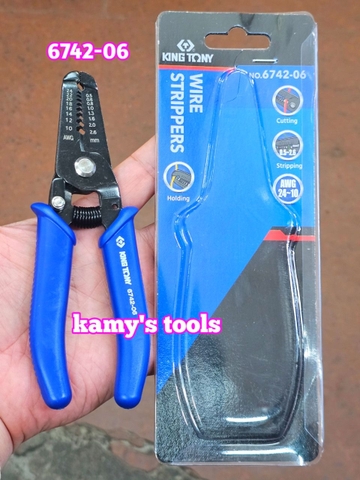 Kìm tuốt dây điện kingtony 0.5-5.5mm2 model 6741-06