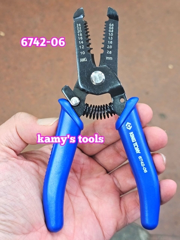 Kìm tuốt dây điện kingtony 0.5-5.5mm2 model 6741-06