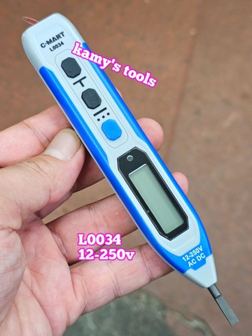 Bút Thử Điện Có Đồng Hồ C-mart L0034 Và L0035 bán lẻ từng cây