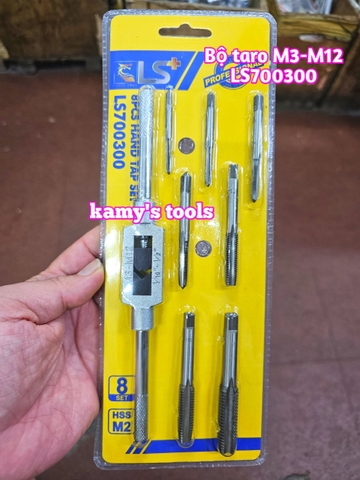 Bộ Ta Rô Và Bộ Bàn Ren Tạo Ren Trong Ngoài M3-M12 (Bộ Ta Rô, Bộ Bàn Ren)