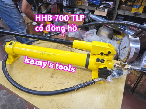 Bơm tay thủy lực TLP HHB-700 dài 600mm 700cm3 dầu