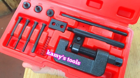 Bộ cảo vam tháo xích sên xe gắn máy cao cấp 13 chi tiết