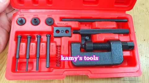 Bộ cảo vam tháo xích sên xe gắn máy cao cấp 13 chi tiết