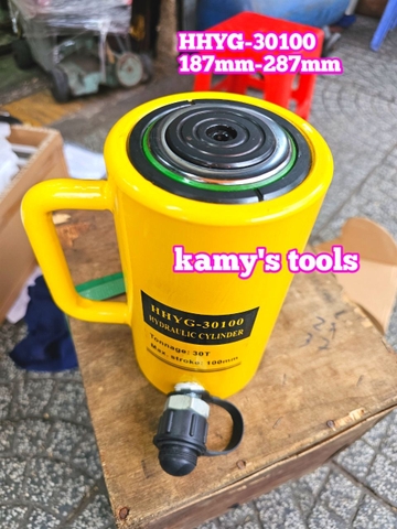 HHYG-30100 Kích thủy lực 30 tấn TLP hành trình 100mm 187mm-287mm