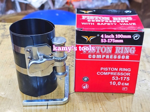 Cảo Vô Bạc Ép Xéc Măng Piston Wetools 4 inch 100mm 60-175mm, cổ dê vô bạc