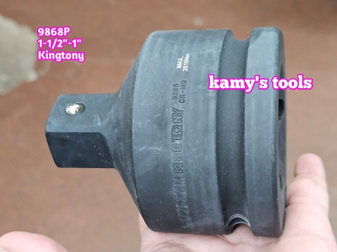 1-1/2 inch ra 1 inch Đầu chuyển đầu biến đen Kingtony 9868P 38mm ra 25mm