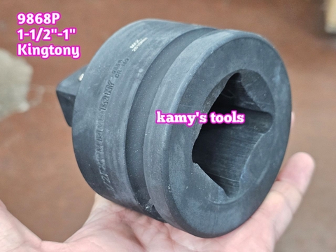 1-1/2 inch ra 1 inch Đầu chuyển đầu biến đen Kingtony 9868P 38mm ra 25mm