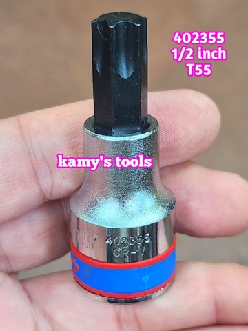 Đầu tuýp đầu khẩu lục giác bông sao Kingtony 1/2 inch T20 T25 T27 T30 T40 T45 T50 T55 T60 T70 402320 402325 402327 402330 402340 402345 402350 402355 402360 402370