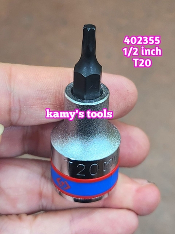Đầu tuýp đầu khẩu lục giác bông sao Kingtony 1/2 inch T20 T25 T27 T30 T40 T45 T50 T55 T60 T70 402320 402325 402327 402330 402340 402345 402350 402355 402360 402370