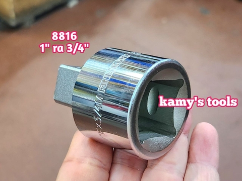 Đầu Chuyển Đầu Biến Cần Tuýp Kingtony 3/4 Ra 1, 1 Ra 3/4 model 6818 và 8816